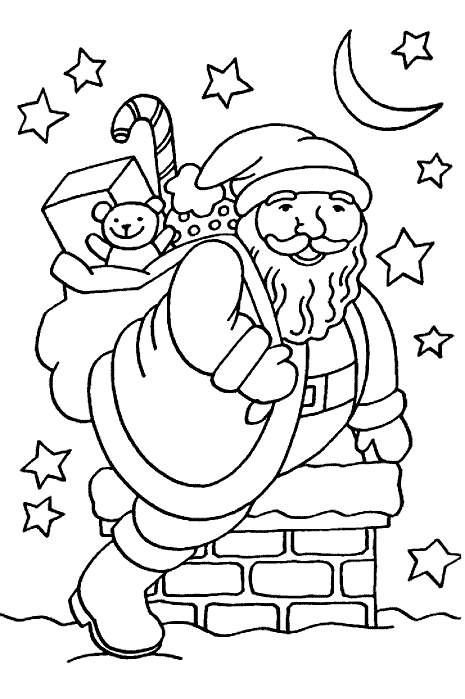 Coloriage 53 Santa claus