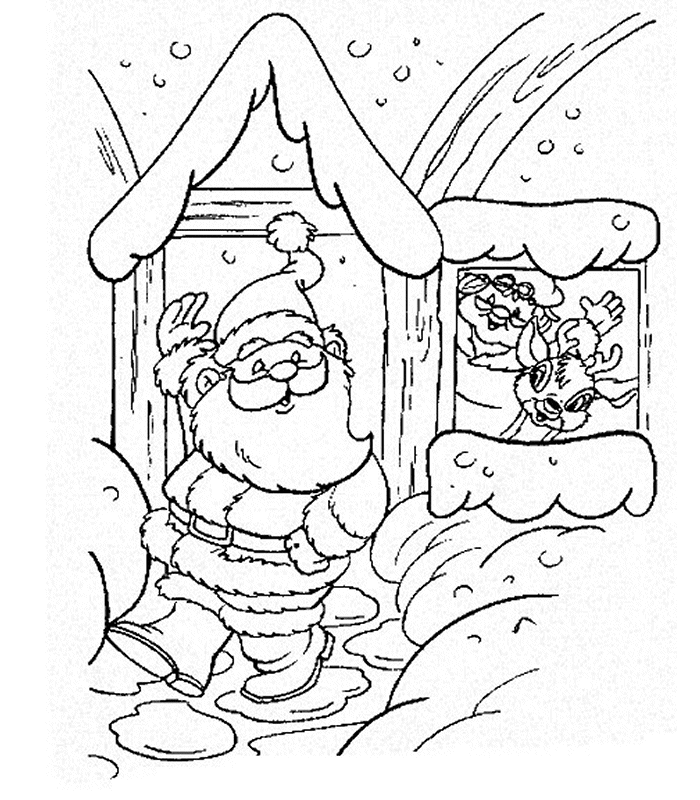 Coloriage 55 Santa claus