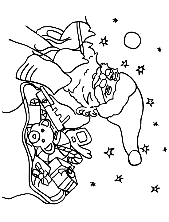 Coloriage 60 Santa claus