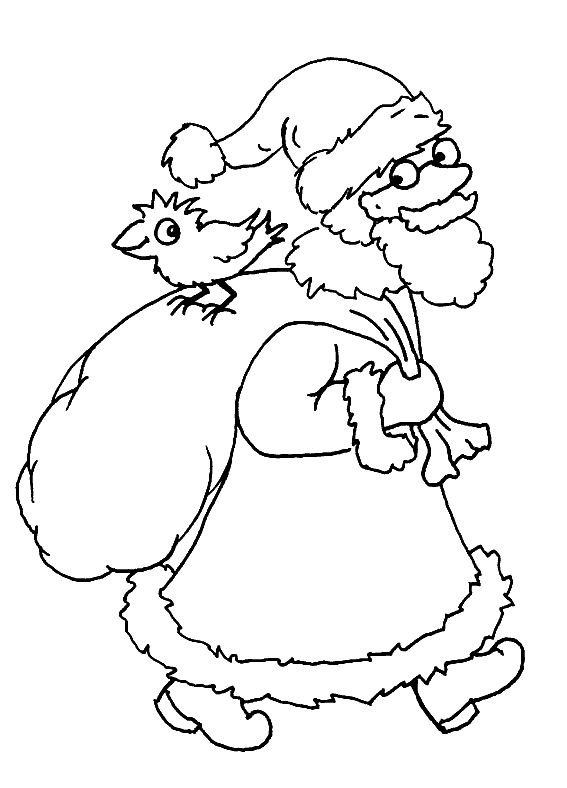 Coloriage 61 Santa claus