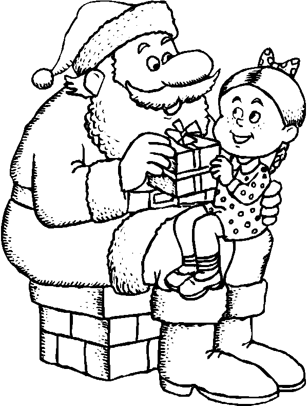 Coloriage 63 Santa claus