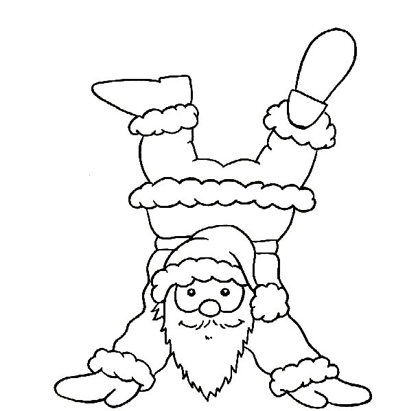 Coloriage 64 Santa claus