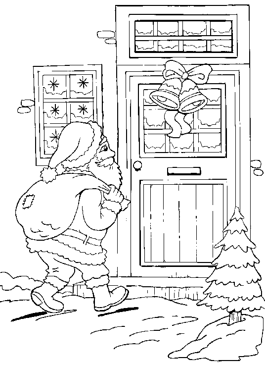 Coloriage 65 Santa claus