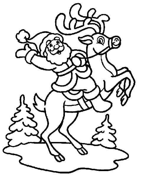 Coloriage 69 Santa claus