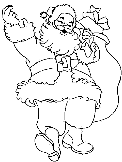 Coloriage 72 Santa claus