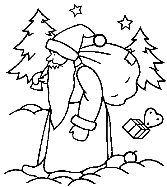 Coloriage 75 Santa claus