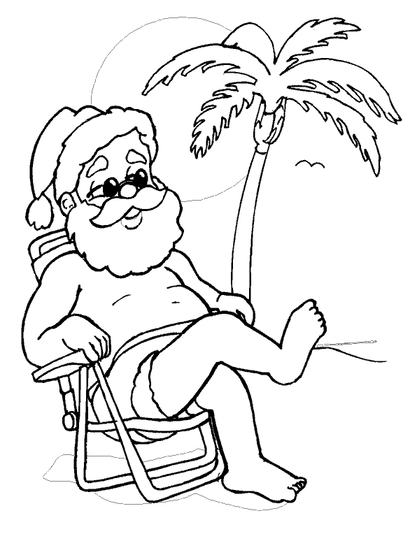 Coloriage 76 Santa claus