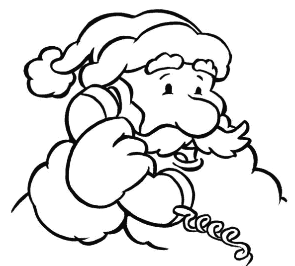 Coloriage 78 Santa claus