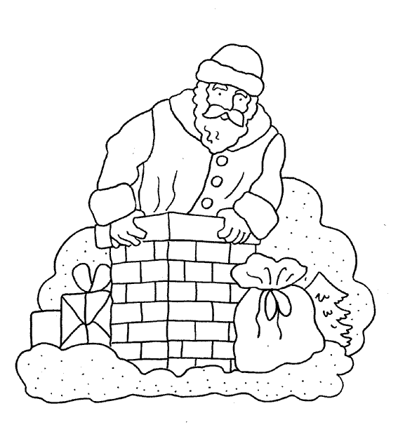 Coloriage 79 Santa claus