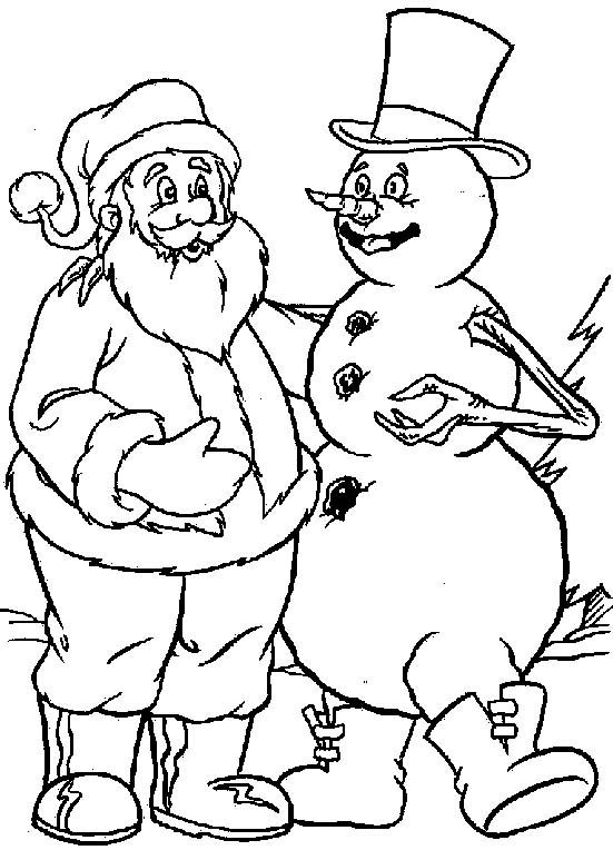 Coloriage 8 Santa claus