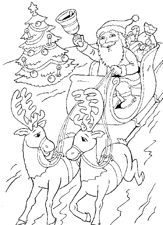 Coloriage 81 Santa claus