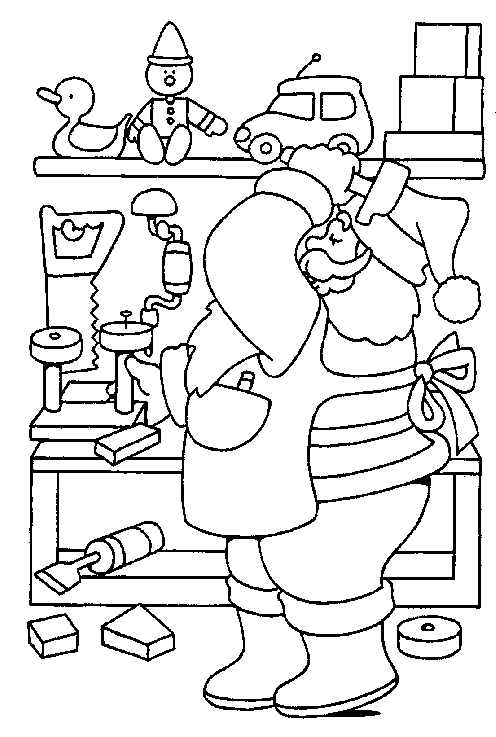 Coloriage 82 Santa claus