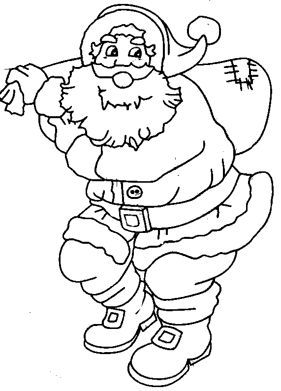 Coloriage 83 Santa claus