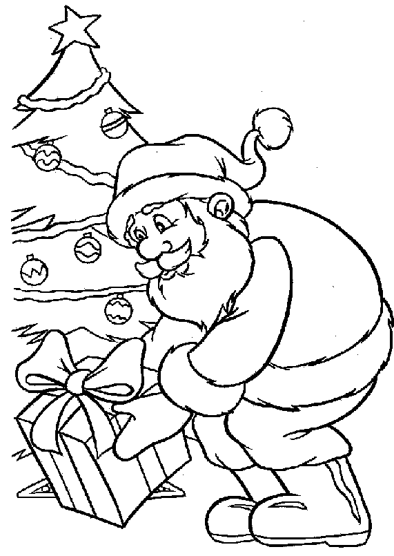 Coloriage 85 Santa claus