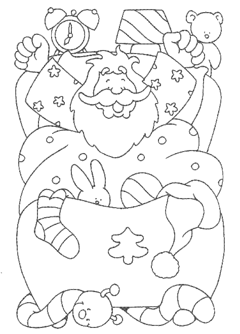 Coloriage 86 Santa claus