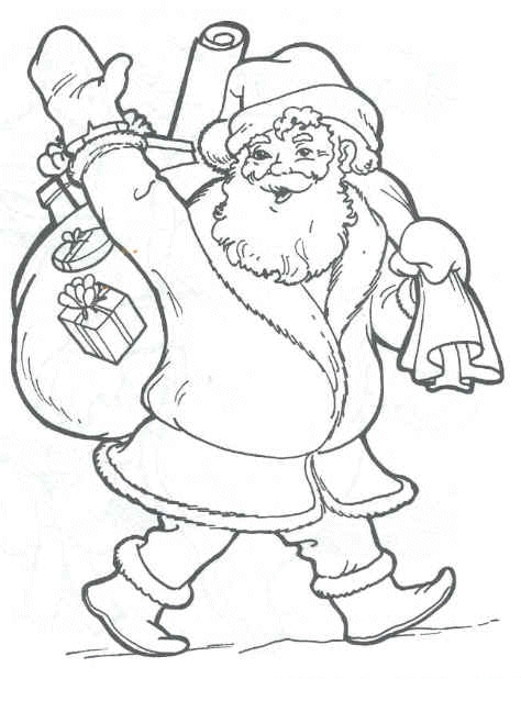 Coloriage 87 Santa claus