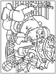 Coloriage Santa claus 16