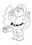 Coloriage Santa claus 18