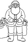 Coloriage Santa claus 37