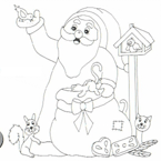 Coloriage Santa claus 39