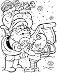 Coloriage Santa claus 40