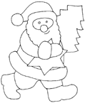 Coloriage Santa claus 41