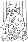 Coloriage Santa claus 5