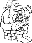 Coloriage Santa claus 63