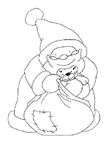 Coloriage Santa claus 67