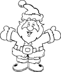 Coloriage Santa claus 70