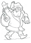 Coloriage Santa claus 87