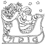 Coloriage Santa claus 88