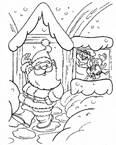 Coloriage Santa claus 9