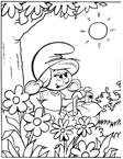 Coloriage Schtroumpfs 23