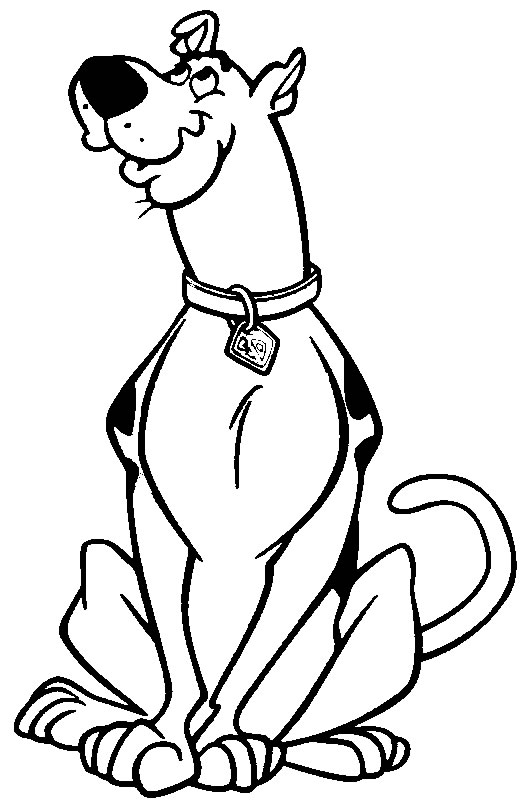 Coloriage 13 Scooby-doo