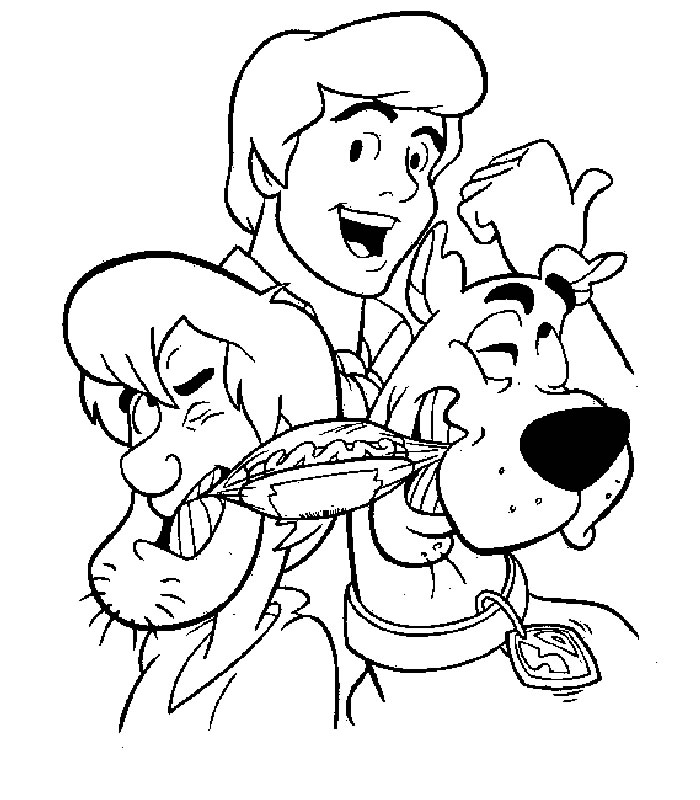 Coloriage 20 Scooby-doo