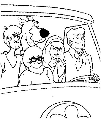 Coloriage 21 Scooby-doo