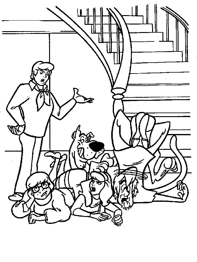 Coloriage 22 Scooby-doo