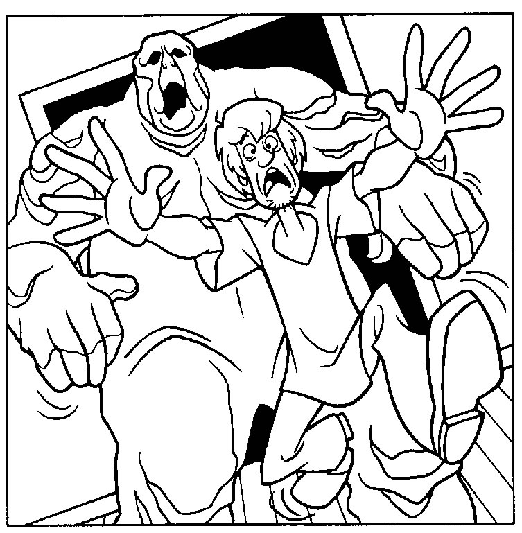 Coloriage 28 Scooby-doo