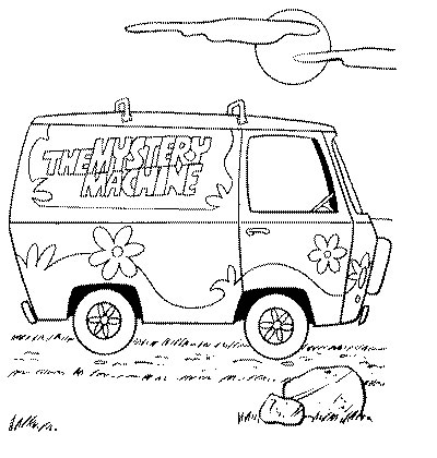 Coloriage 38 Scooby-doo