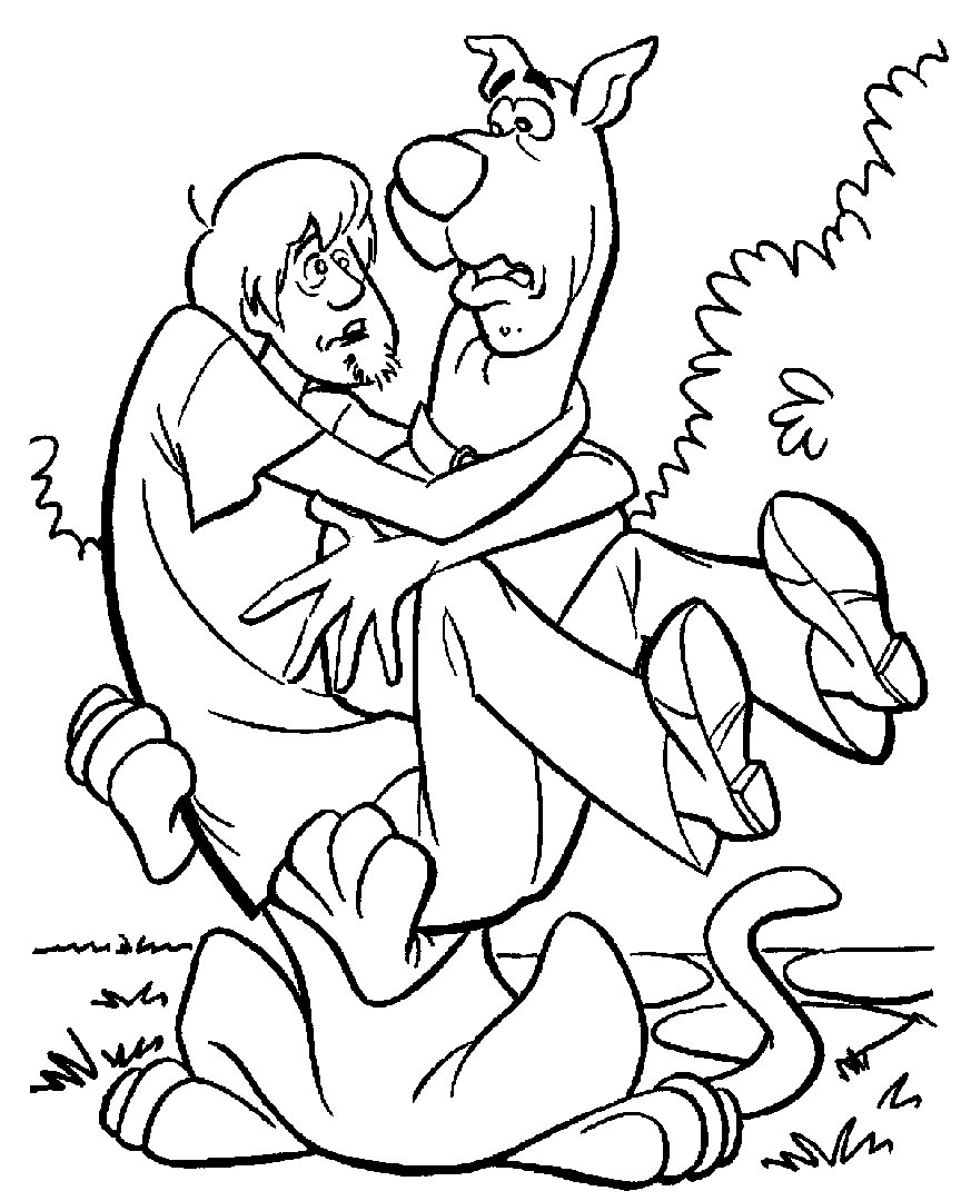 Coloriage 42 Scooby-doo