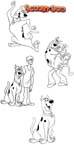 Coloriage Scooby-doo 43