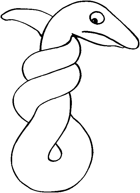 Coloriage 11 Serpents