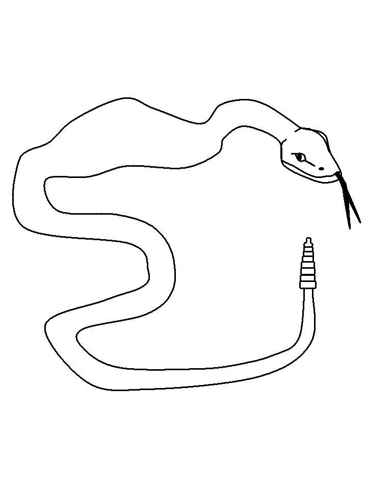 Coloriage 23 Serpents