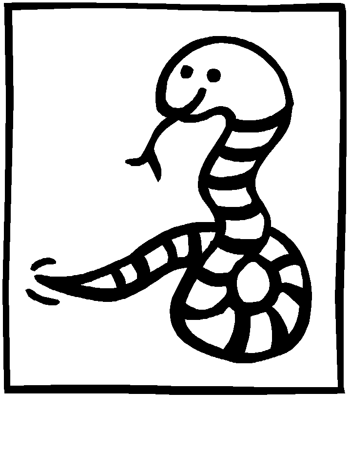Coloriage 30 Serpents