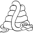 Coloriage Serpents 20