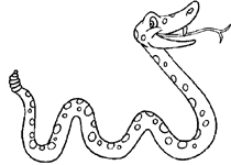 Coloriage Serpents 3