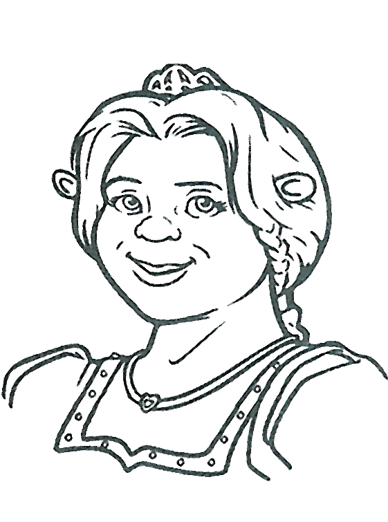 Coloriage 14 Shrek