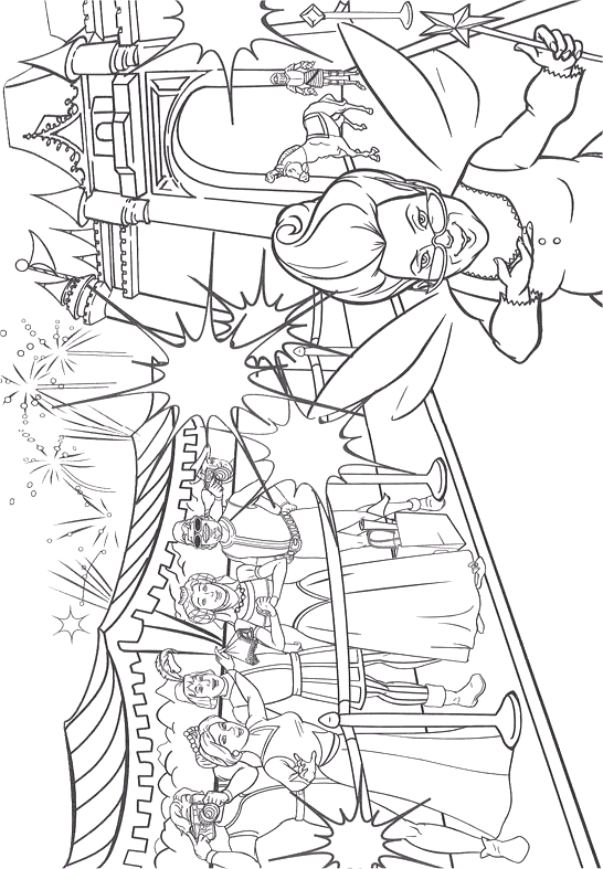 Coloriage 17 Shrek