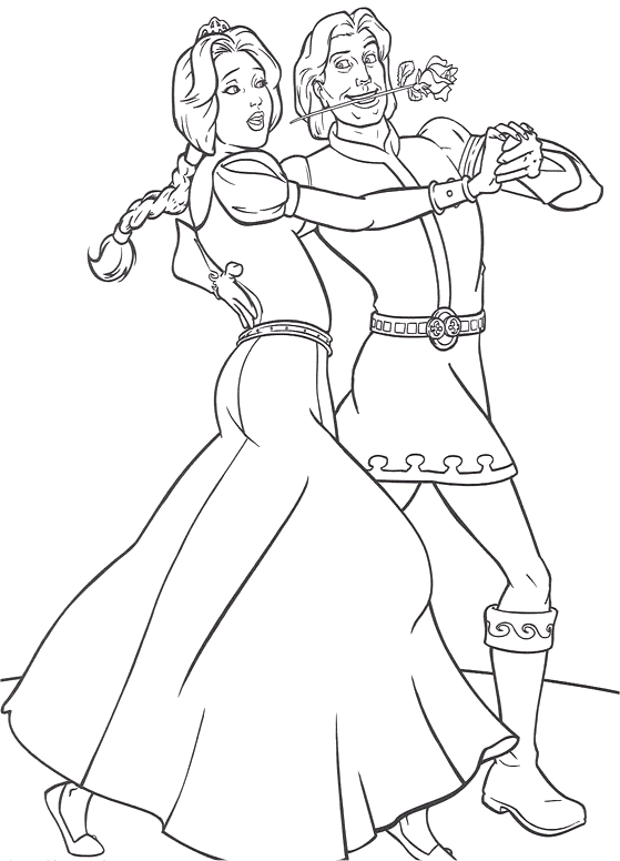 Coloriage 22 Shrek